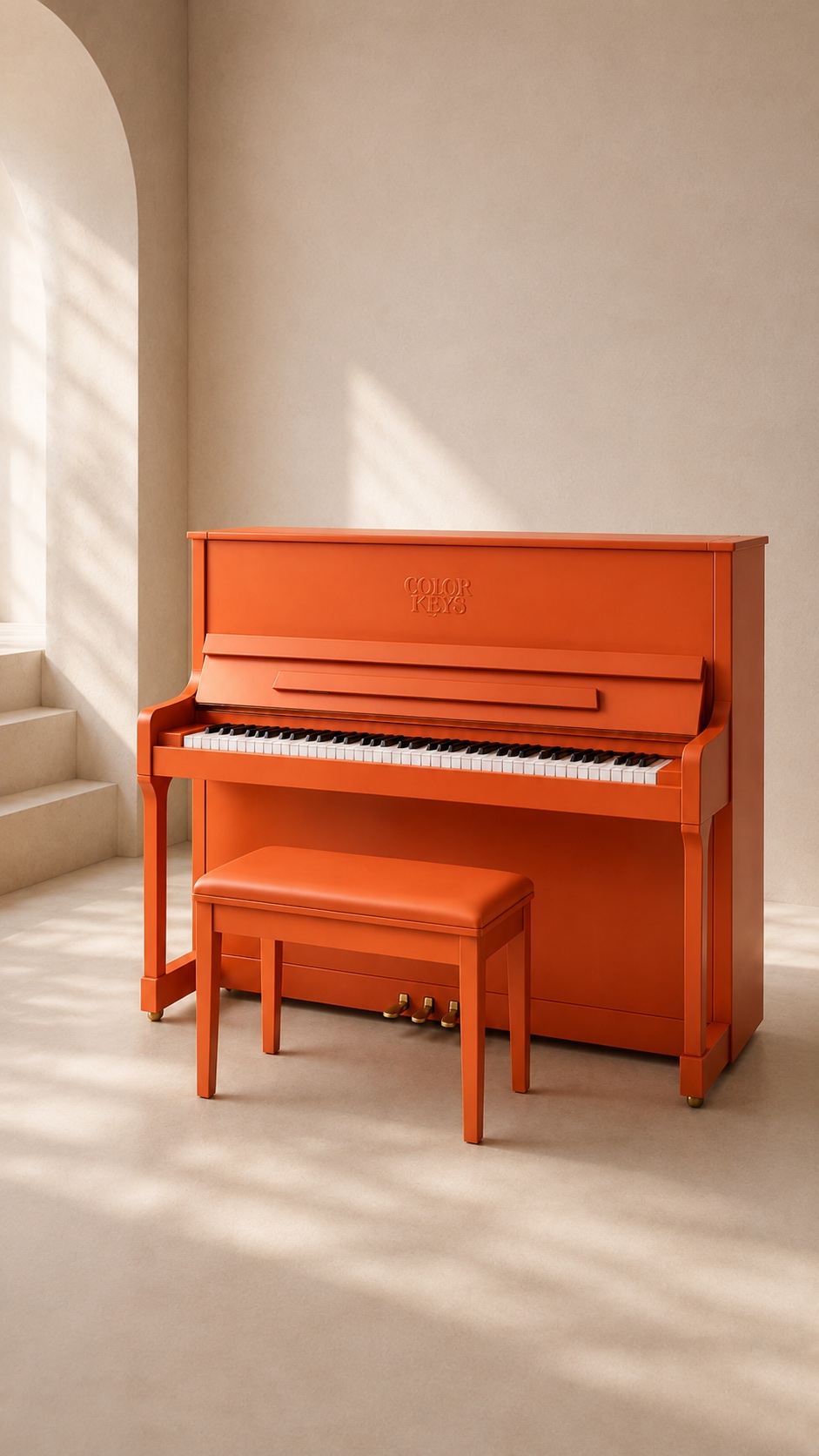 CK / 04 Tangerine Beat, warme mandarijn-oranje.