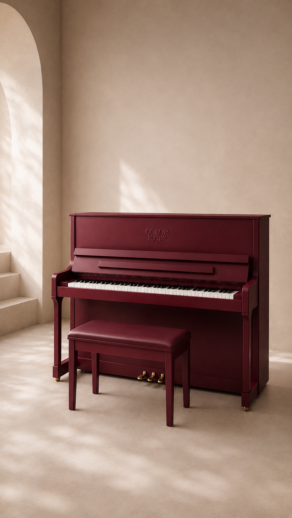 CK / 02 Burgundy Key, rijk bordeauxrood.