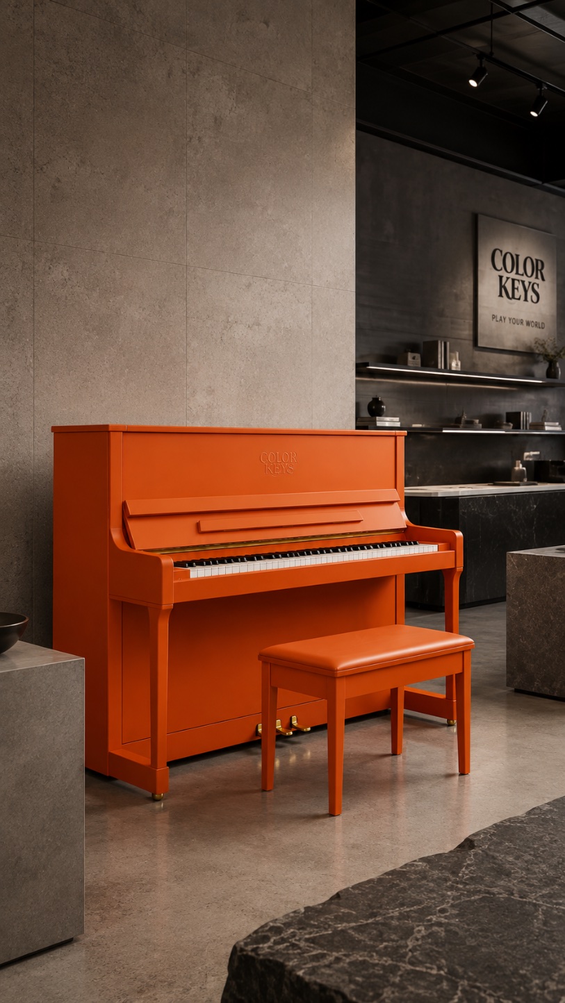 Piano voorgesteld in een nieuwe kleur voor REWRAP.